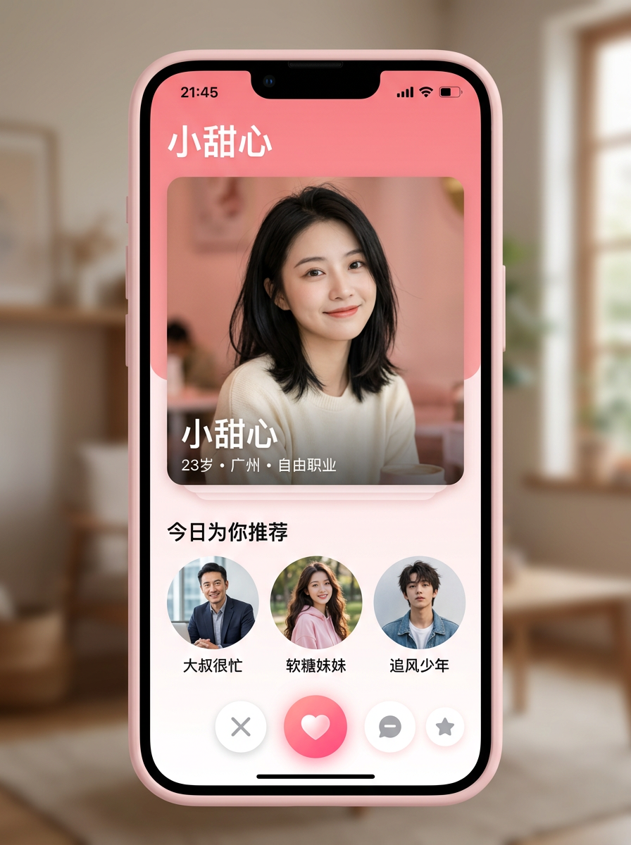 悦遇软件匹配界面